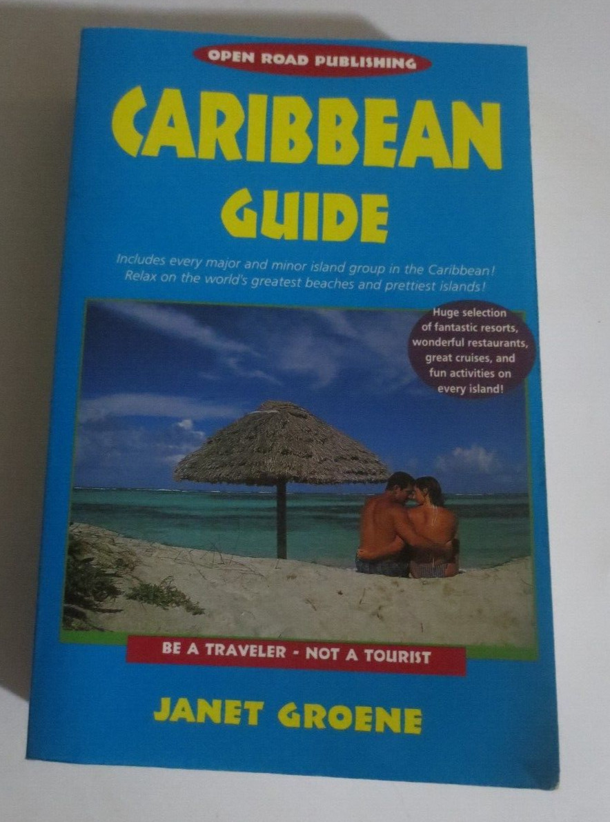 OPEN ROAD CARIBBEAN GUIDE PAPERBACK 864 PGS 5.5X 8.5 INCHES 1998