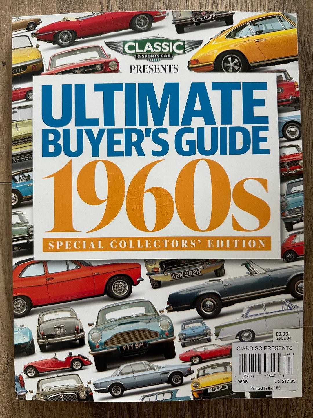 Ultimate BUYER&rsquo;S GUIDE 1960s SPECIAL COLLECTOR&rsquo;S EDITION Classic Sports Cars NEW