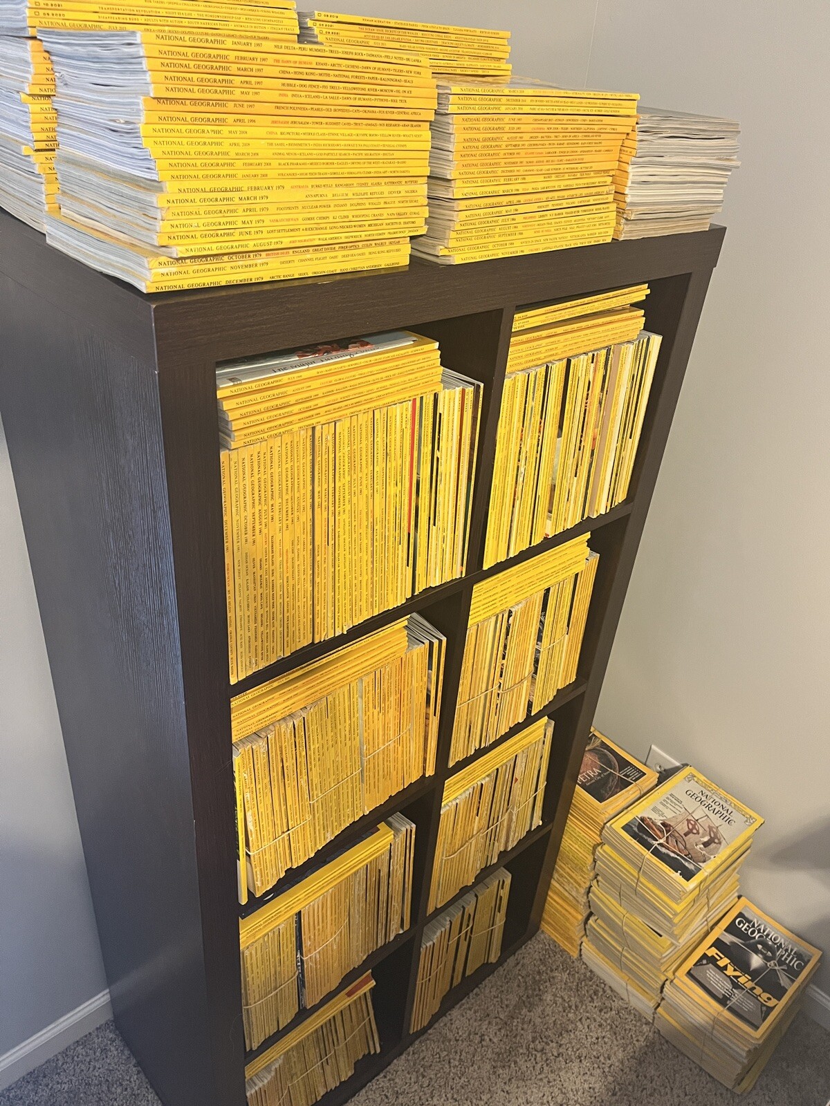 8 National Geographic Magazine ‘10s-‘90s:Random Lot-NO Duplicates- FREE SHIPPING