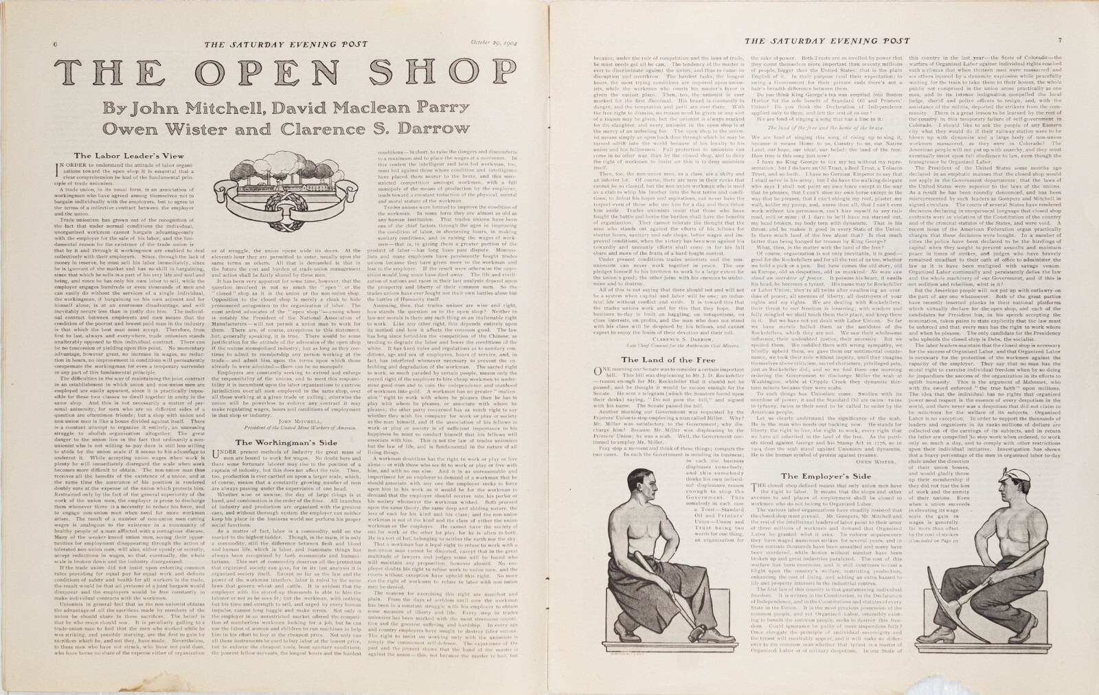 OCT 29 1904 Halloween Pumpkin Spell SATURDAY EVENING POST FULL MAG M599