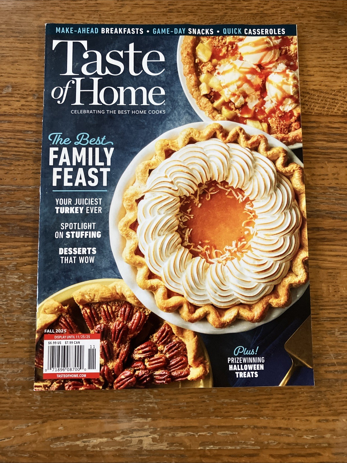 TASTE of HOME The Best Family Feast Fall 2025 Magazine