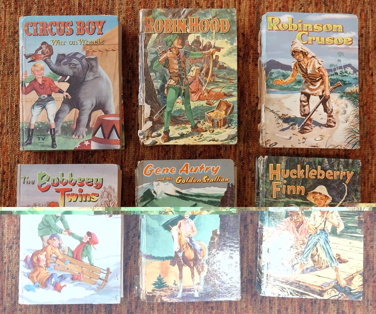 VTG Set Of 8 Children&rsquo;s Books Whitman Publishing Co. Printed 1950s
