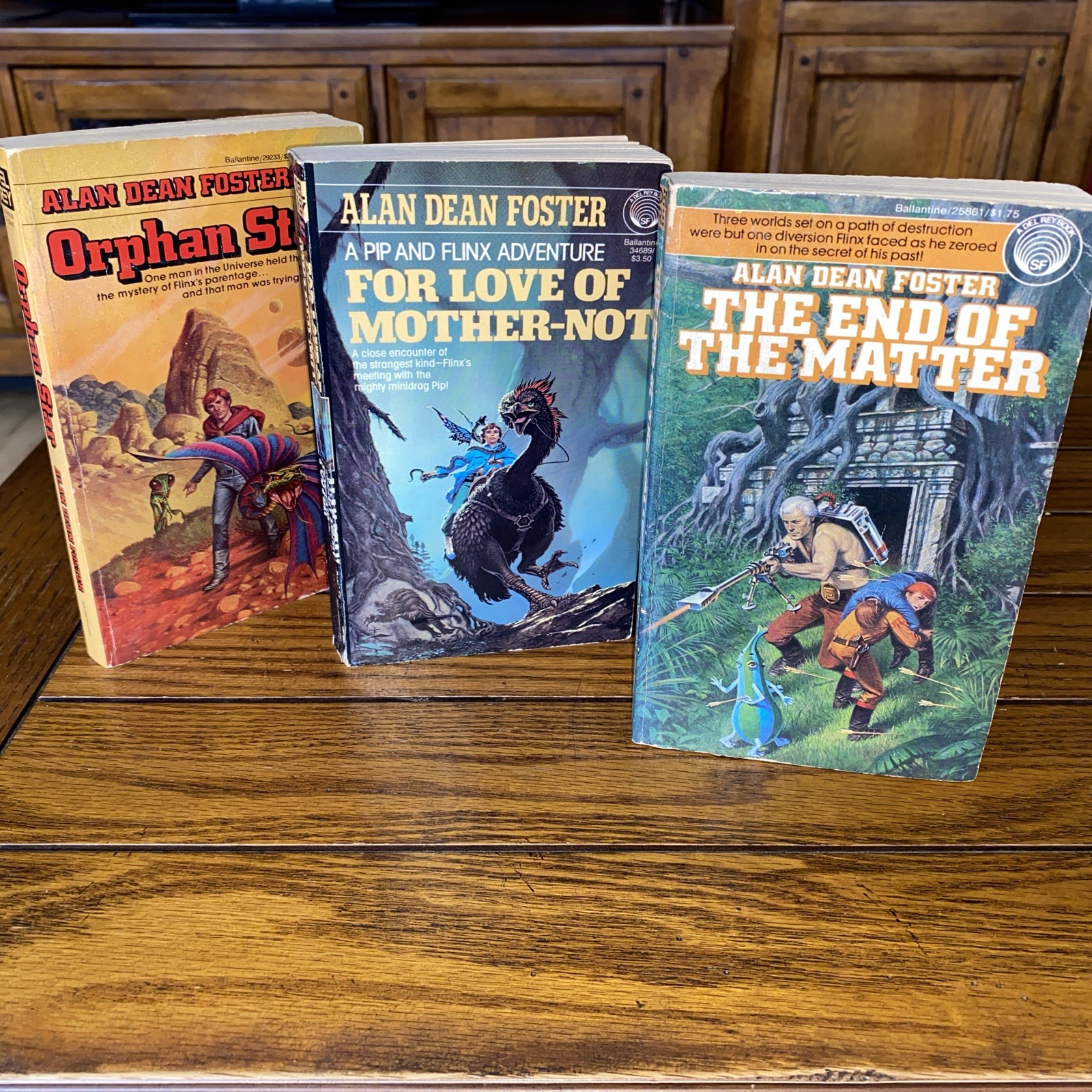 Vtg Alan Dean Foster Paperback Book Bundle Of 3- Sci-Fi & Fantasy