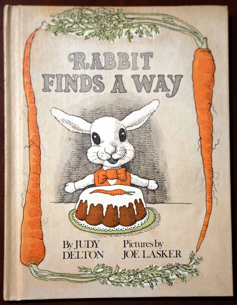 RABBIT FINDS A WAY Judy Delton & Joe Lasker Vintage Childrens Weekly Reader 1975