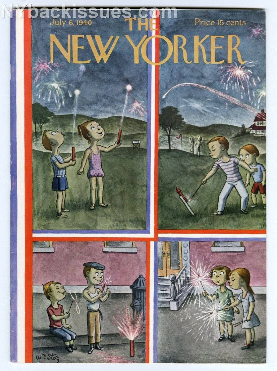 New Yorker magazine July 6 1940 Paul Osborn Charles Addams Ludwig Bemelmans NM