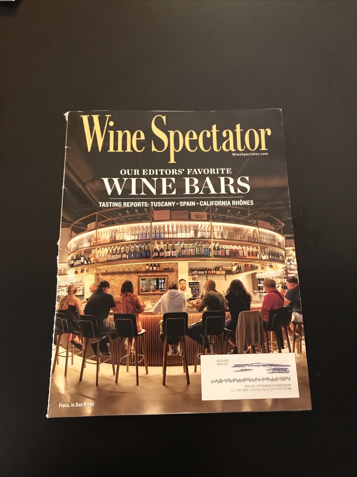 NEW WINE SPECTATOR MAGAZINE OCT 15 & 31, 2025 OUR EDITORS&rsquo; FAVORITE WINE BARS