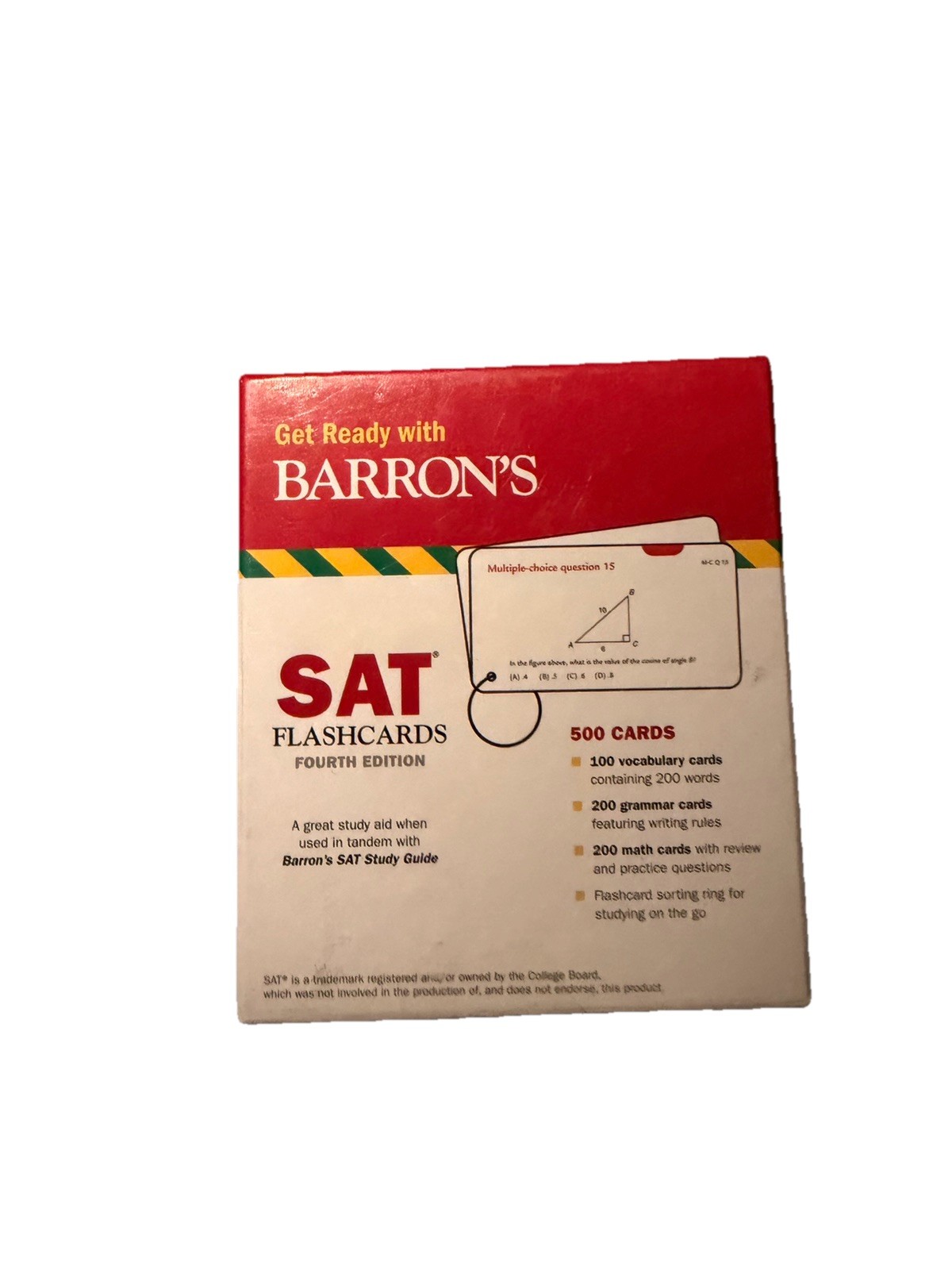 SAT Flashcards 500 To Prepare For Test Day 4 Edition