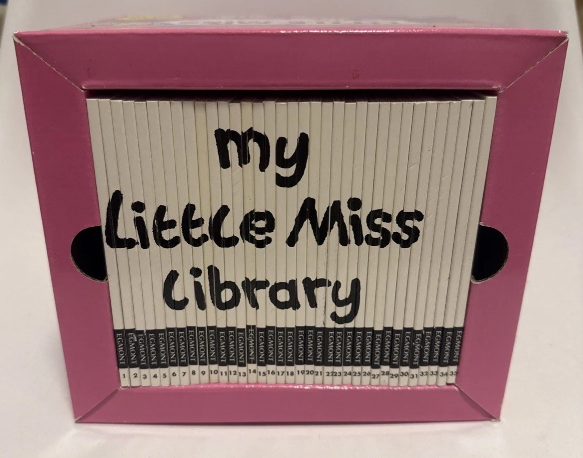 Little Miss Complete 35 Book Collection Box Set Roger Hargreaves Kids Gift