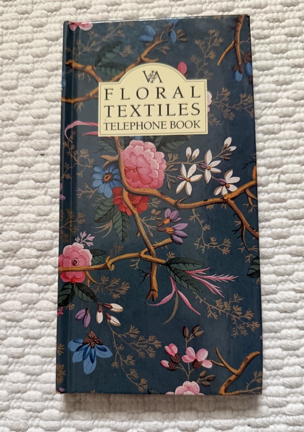 Floral Textiles A-Z Telephone Book Victoria & Albert Museum Vintage Hardcover