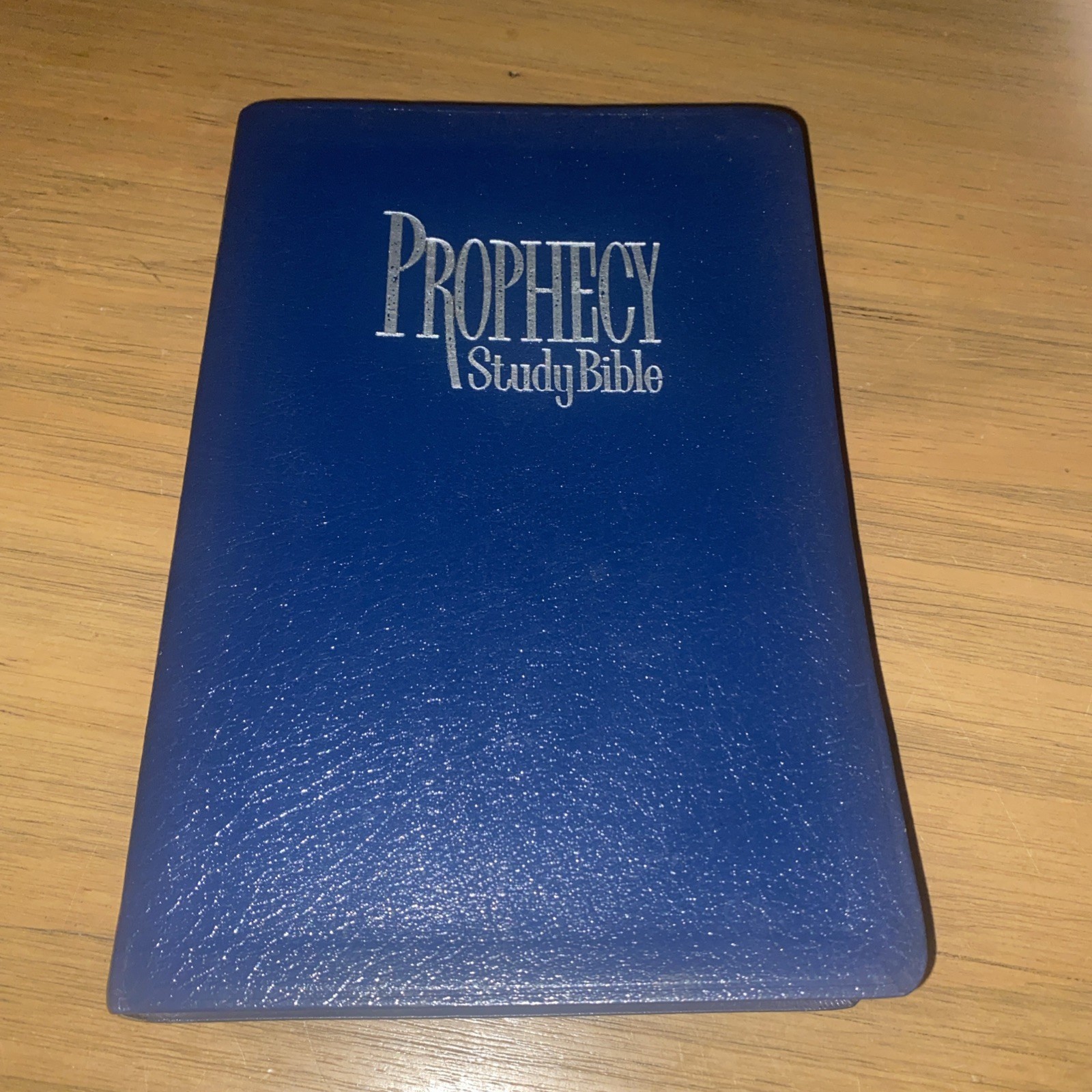 PROPHECY STUDY BIBLE NKJV NELSON 1465B GENUINE BONDED LEATHER JOHN HAGEE INDEXED