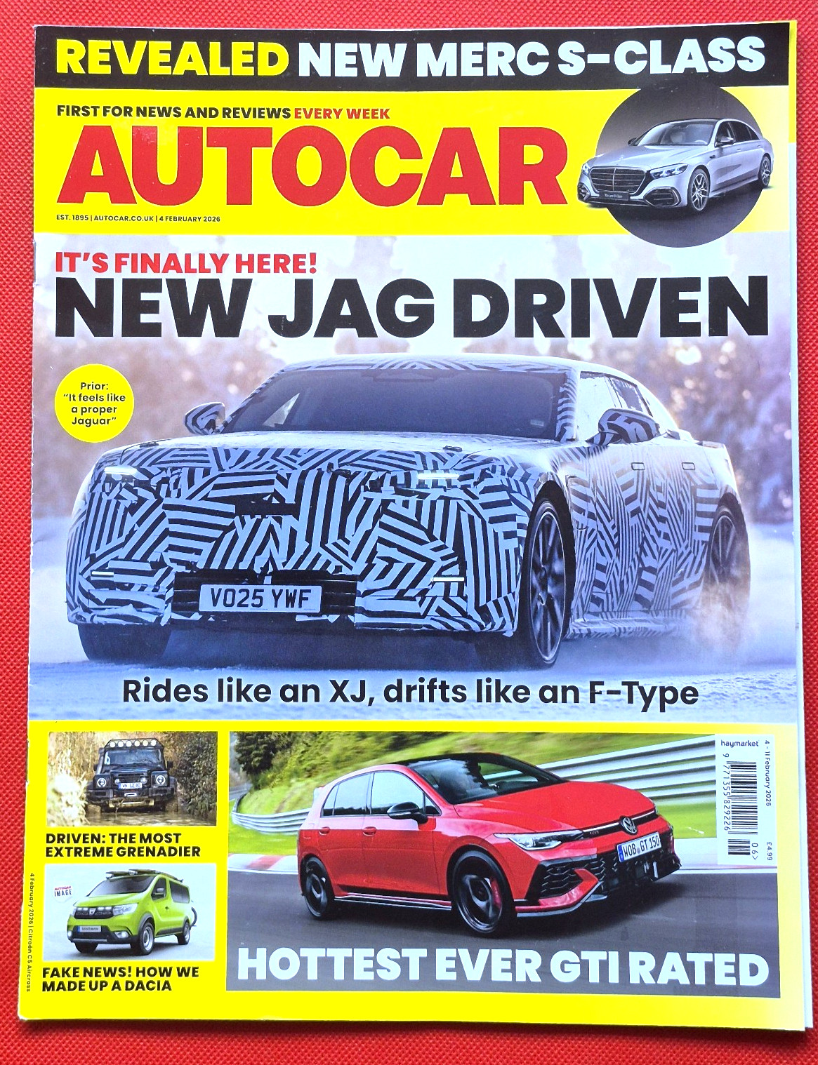 Autocar 4 Feb 2026 – FORD RETURN to F1 – DACIA SANDMAN – USED ALFA GIULIA