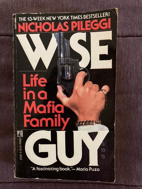 WISE GUY NICHOLAS PILEGGI FEB 1987 1ST ED 1ST PRINT POCKET PB OG EM COVER EXLNT