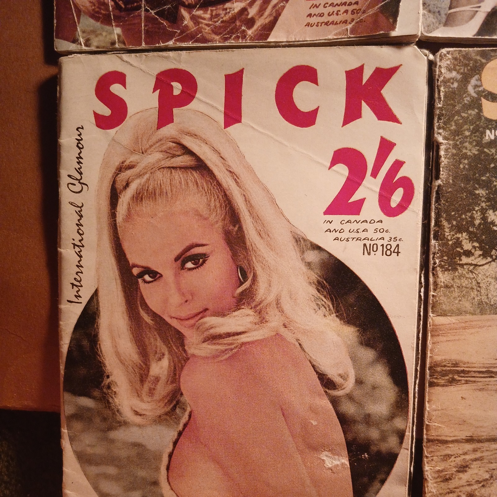 spick x4 Vintage Magazines Non Full Nudity