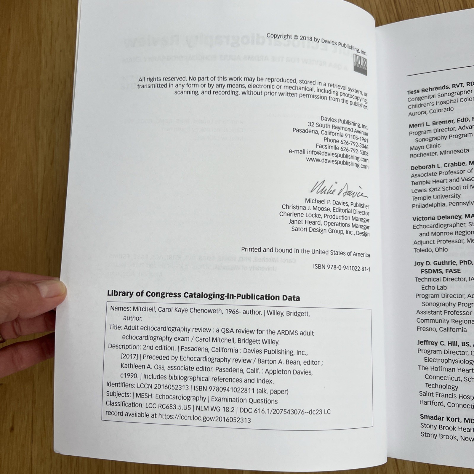 Davies Adult Echocardiography Review by Carol Mitchell and Bridgett Willey