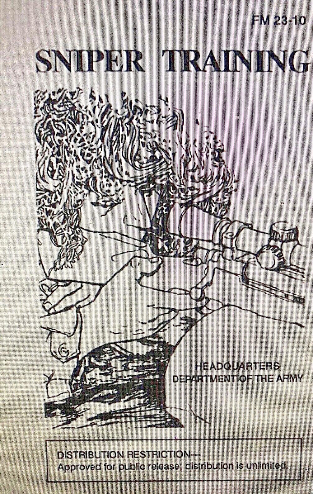 U.S. MILITARY ARMY COMBAT WEAPONS SNIPER MANUALS, BOOKLETS, GUIDES
