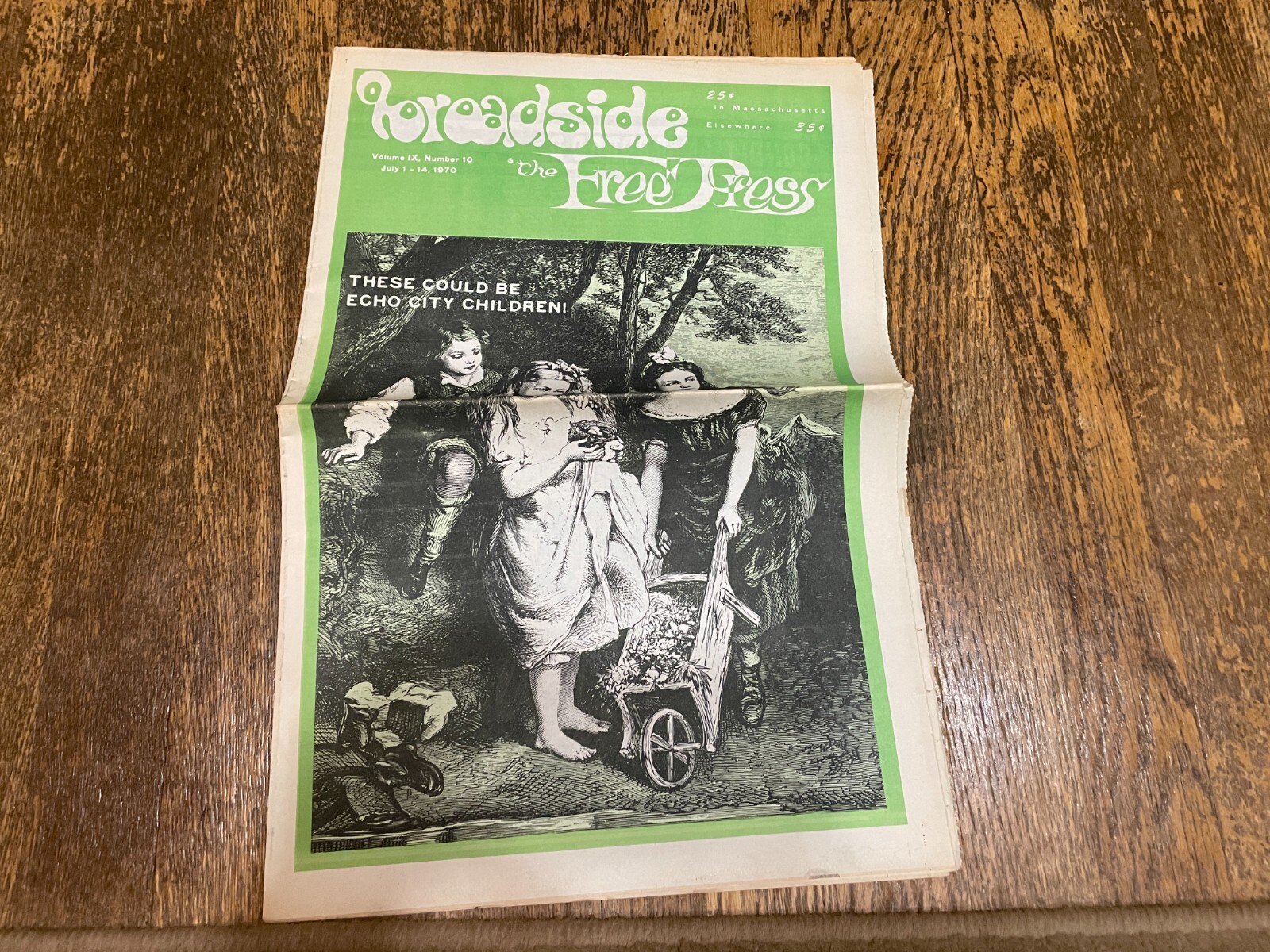 Broadside & The Free Press Underground Counterculture Newspaper 1970 Boston MA