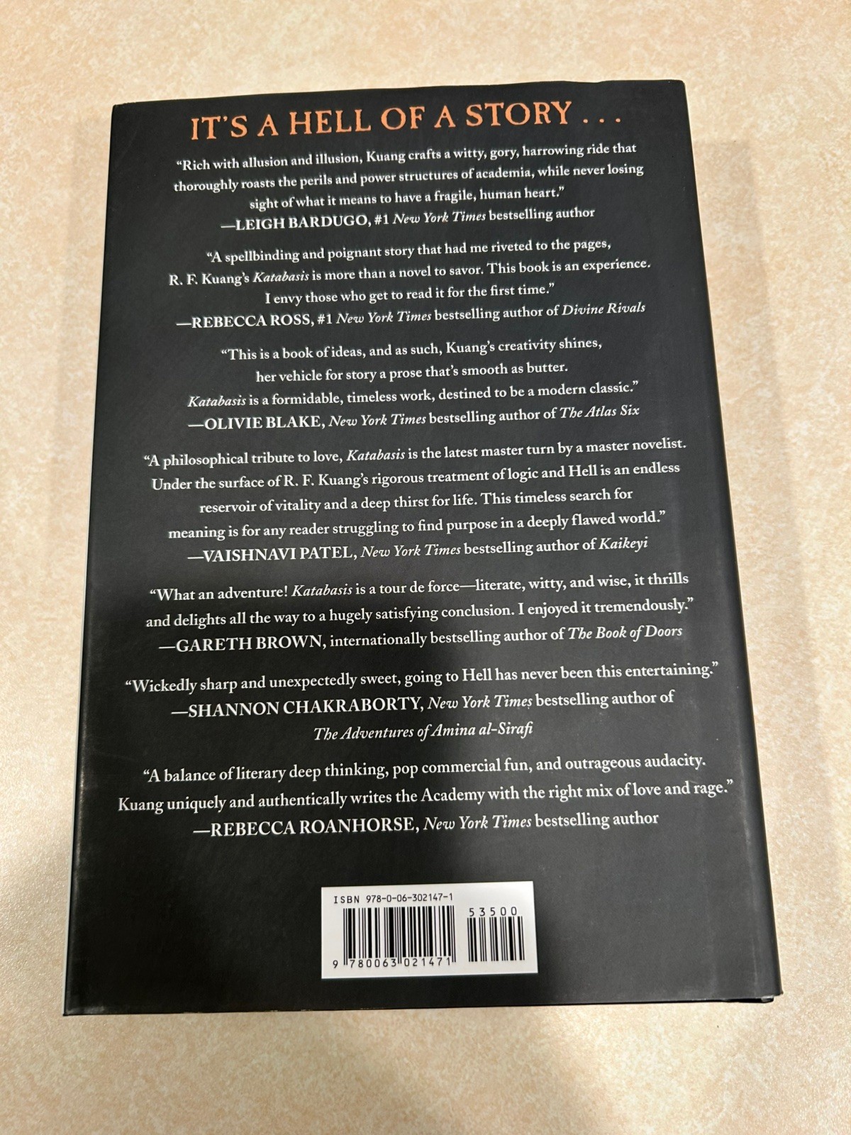 Katabasis Deluxe Limited Edition Sprayed Edges Hardcover R. F. Kuang Like New