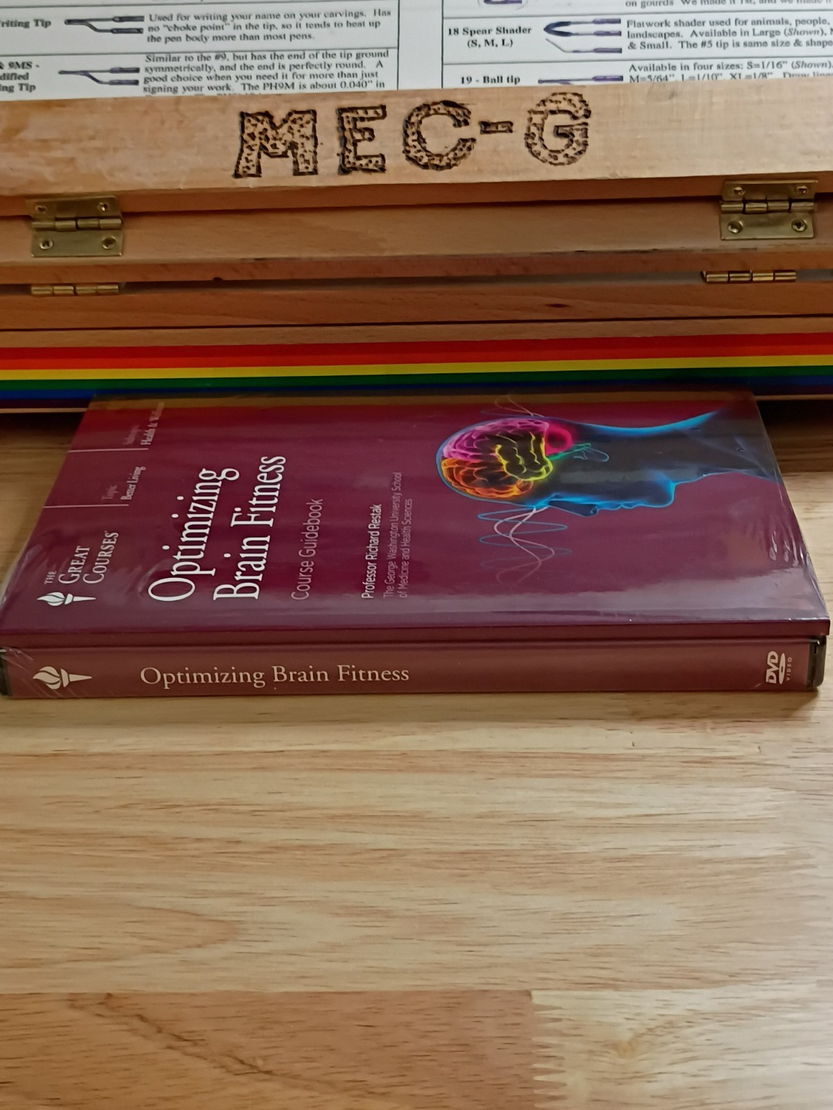 The Great Courses: Optimizing Brain Fitness – 2 DVDs + Course Guidebook NEW