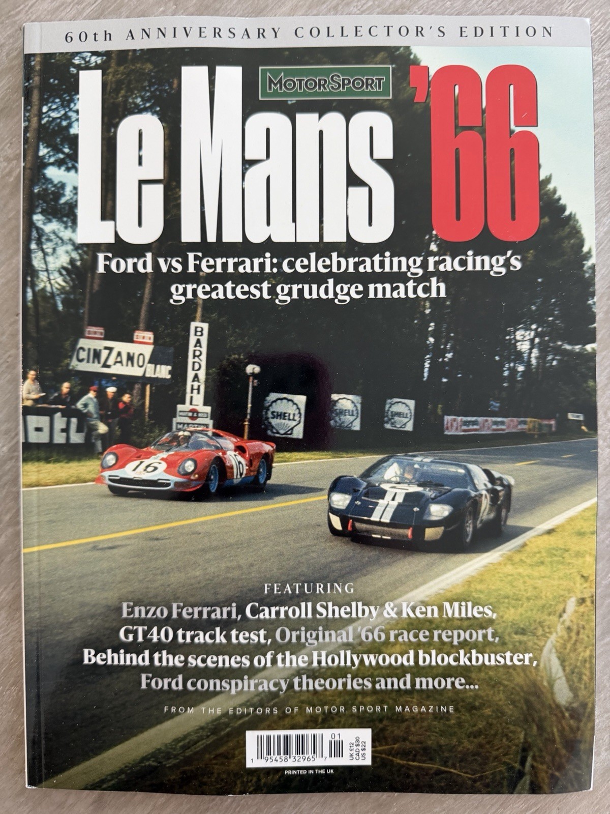 MOTOR SPORT MAGAZINE Le Mans &rsquo;66 MAGAZINE SPECIAL EDITION JUNE 2026 NEW