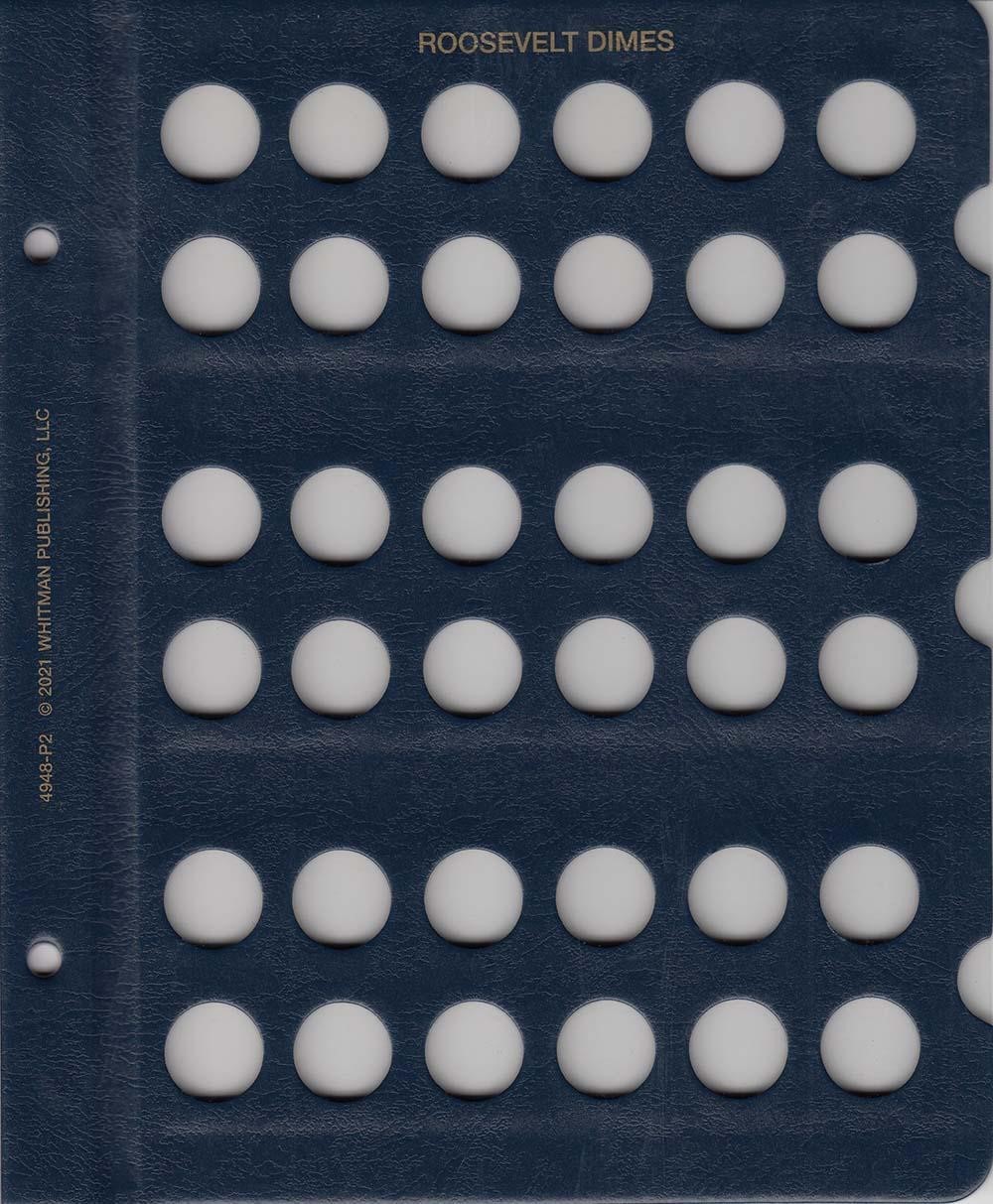 New Whitman Album For US Roosevelt Dime Coin Collection Starting 2023 + Blank