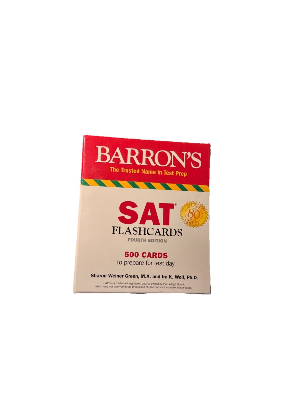 SAT Flashcards 500 To Prepare For Test Day 4 Edition