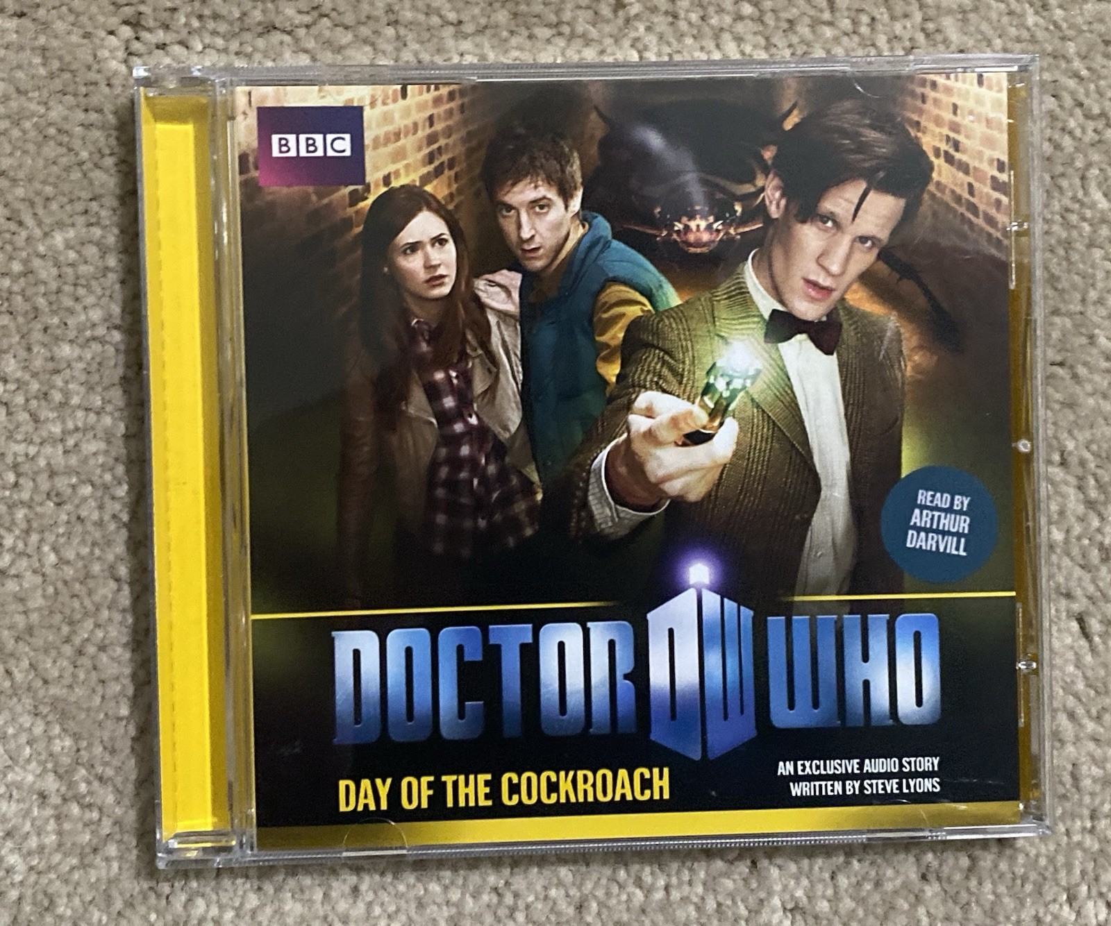 BBC AUDIOGO DOCTOR WHO 11th Doctor DAY OF THE COCKROACH 1 CD Set 1 hr 15 min