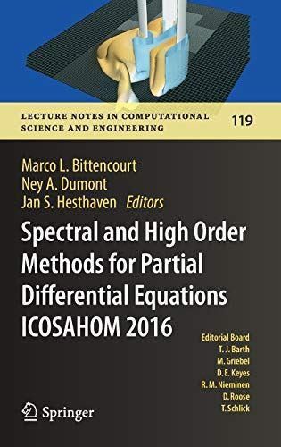 Spectral and High Order Methods for Partial Differential (2017)