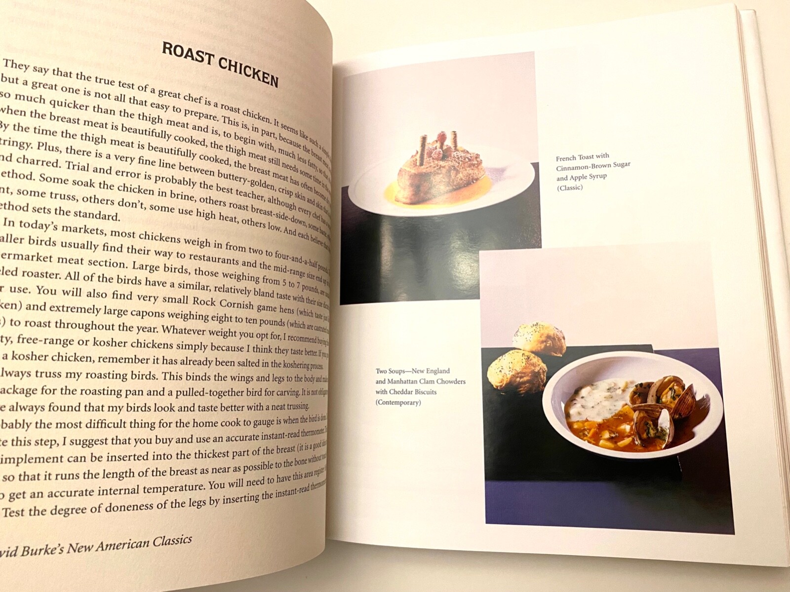 David Burke&rsquo;s New American Classics Hardcover Cookbook by Judith Choate 2006 NEW