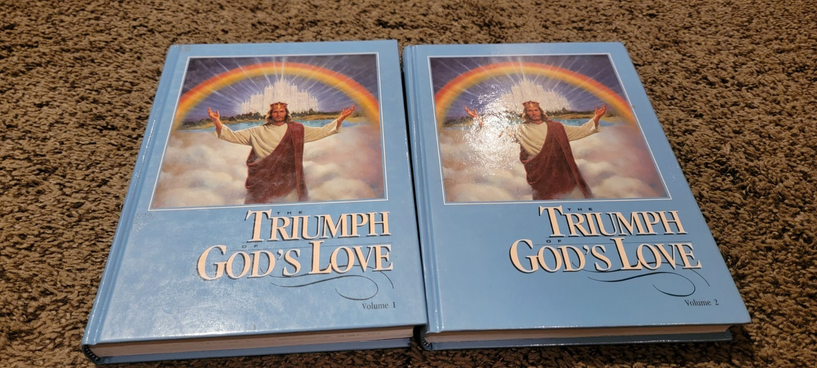 The Triumph Of God’s Love Hardcover Books by Ellen G White Volumes 1 & 2