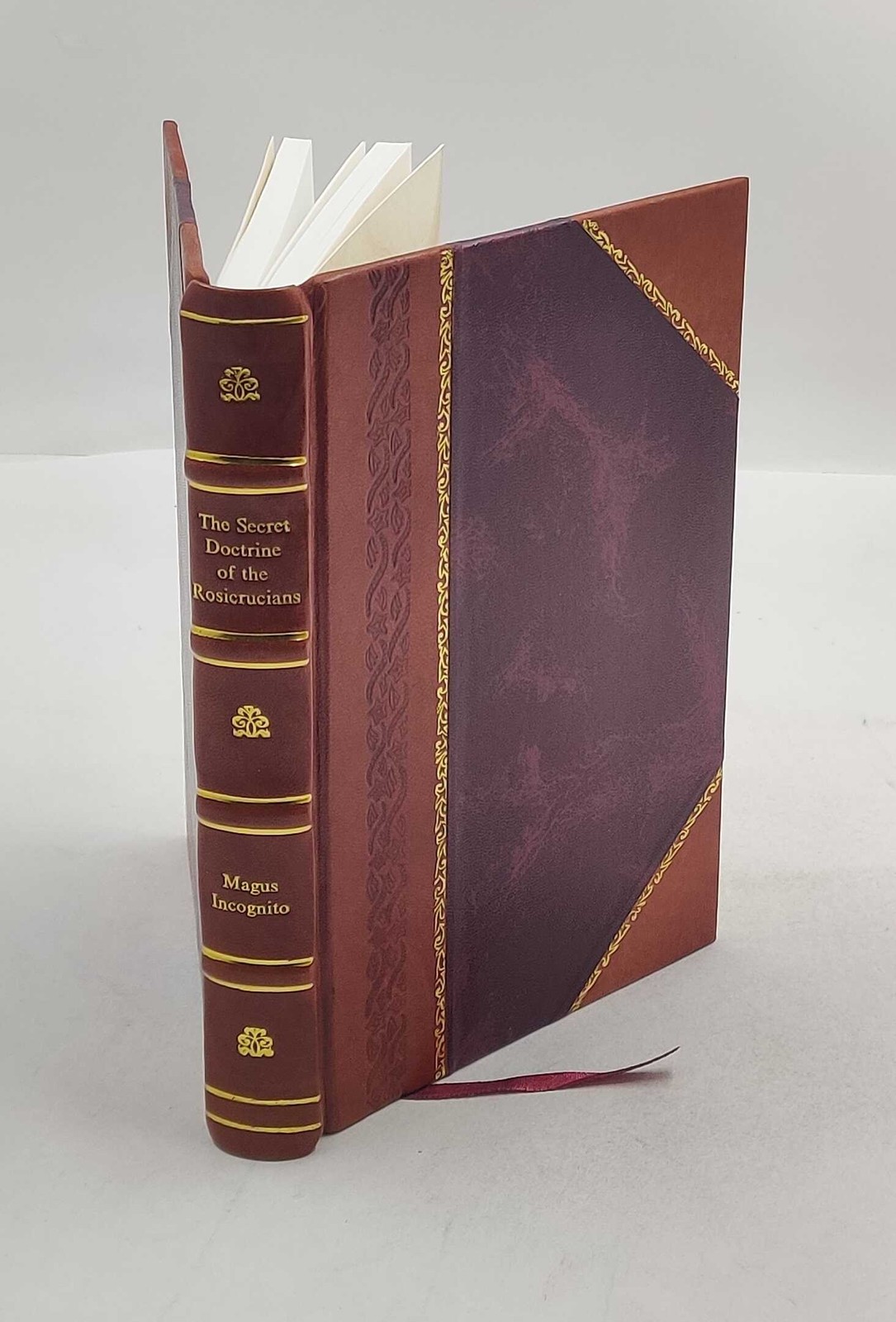 The Secret Doctrine Of The Rosicrucians by MAGUS INCOGNITO 1918 [Leather Bound]