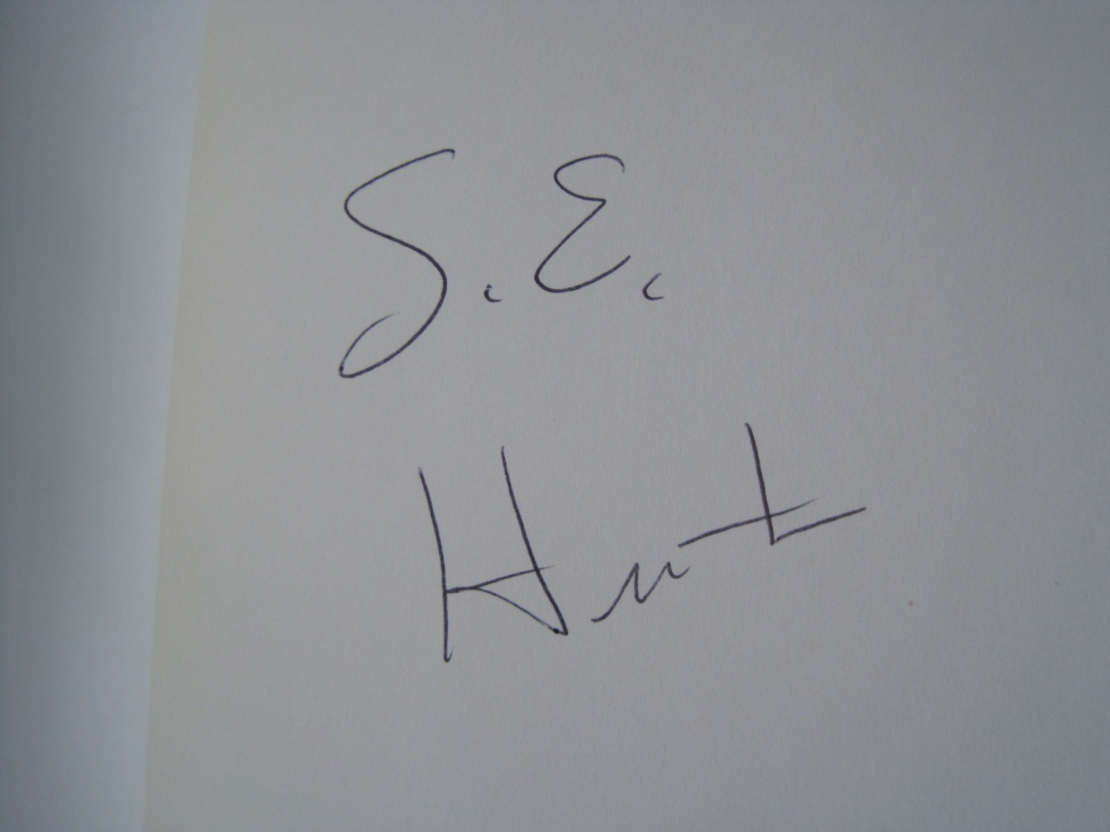 S.E. HINTON SIGNED – THE OUTSIDERS – LIMITED HARDCOVER EDITION First Printing