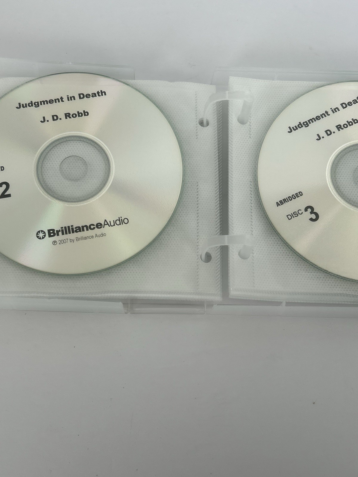 J D Robb CD Collection 4 In Death Series Witness Judgement and Betrayal