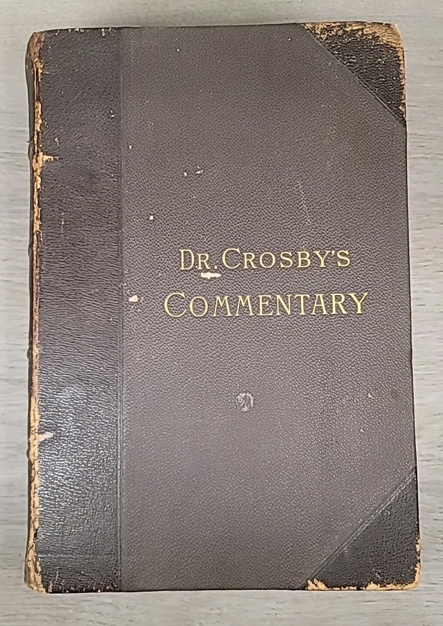 Bible New Testament 1884 Authorized Revised Versions Annotated Howard Crosby