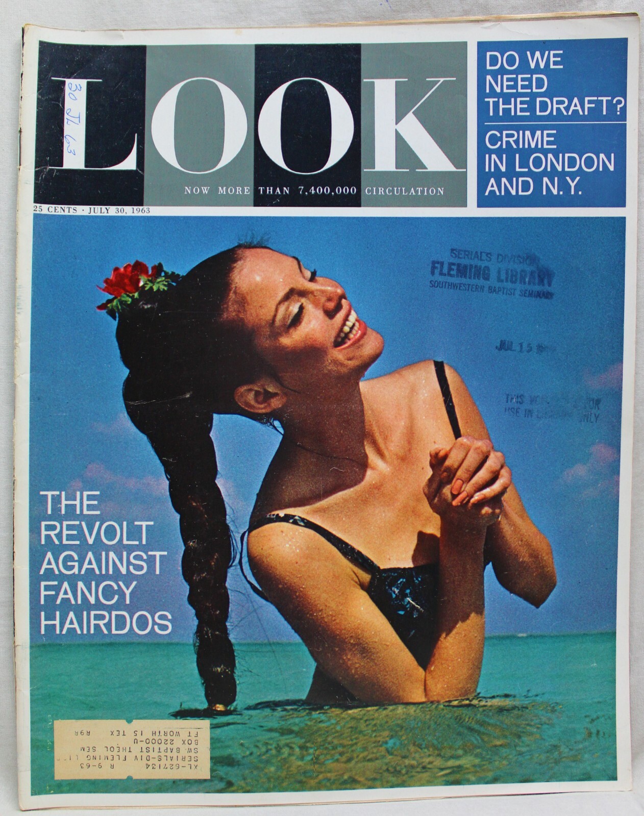 LOOK MAGAZINE 30 JULY 1963 VINTAGE NEWS GENERAL INTEREST – WOMEN&rsquo;S HAIRSTYLES