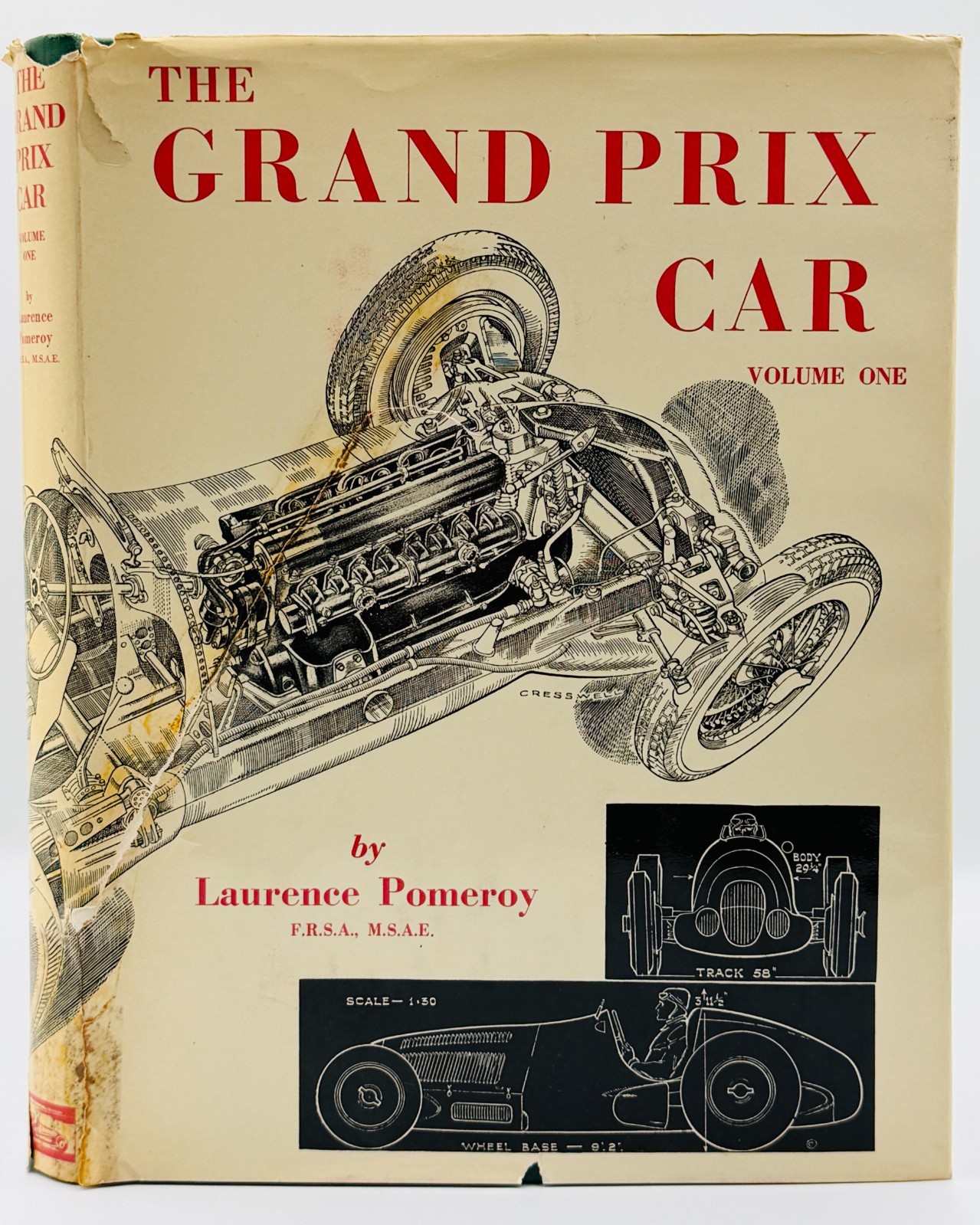 Laurence Pomeroy THE GRAND PRIX CAR Volumes 1 & 2 HC DJ 1959-60 Racing Set