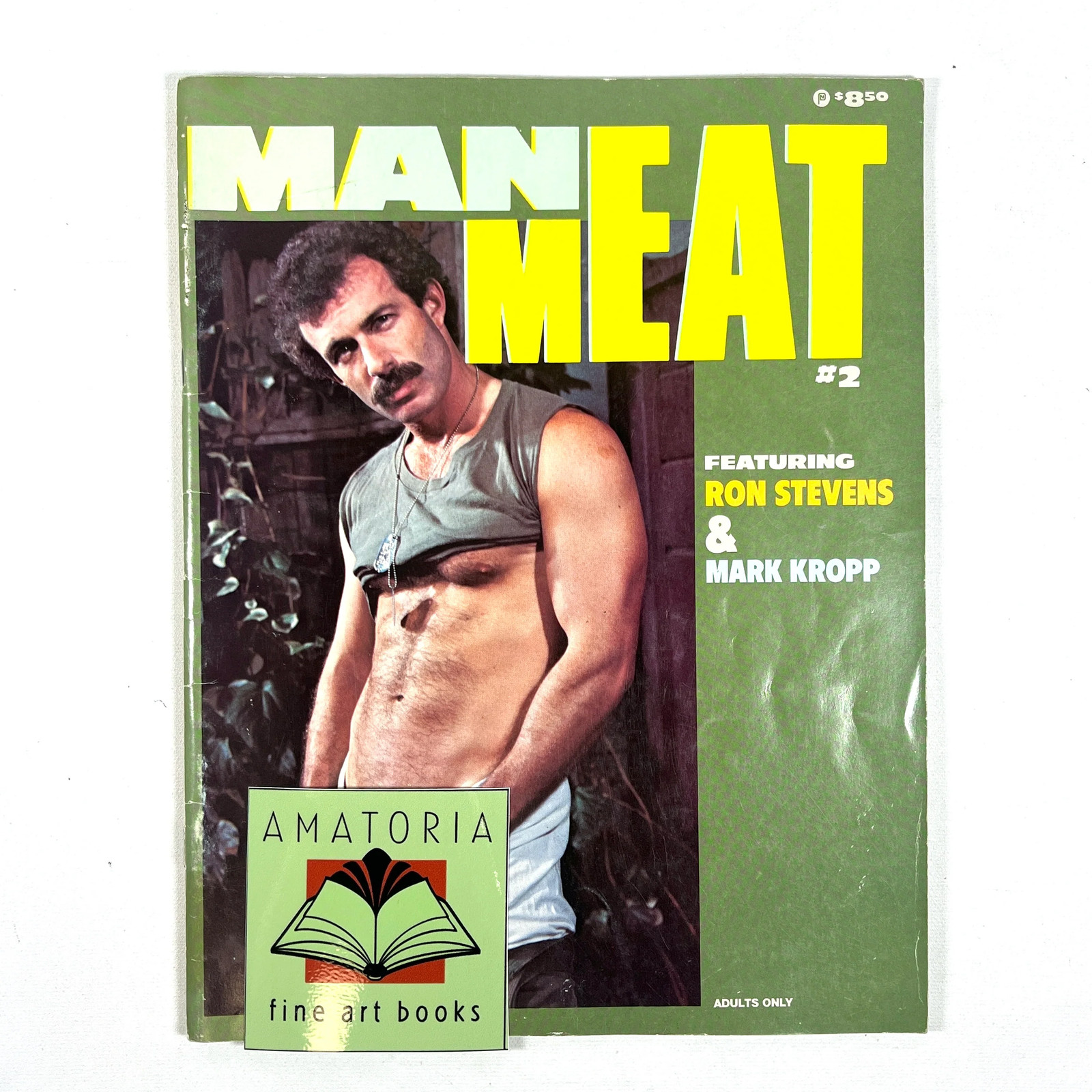 Man Meat #2, Arena Publications, 1987, Very Good staplebound, gay interest