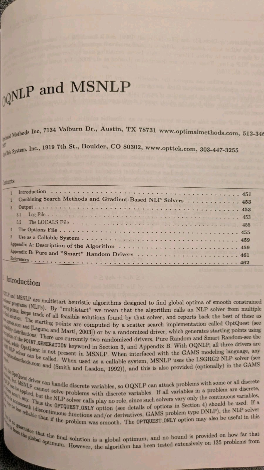 GAMS: THE SOLVER MANUALS By Gams Development Corporation, PB, 2009, 608 Pages
