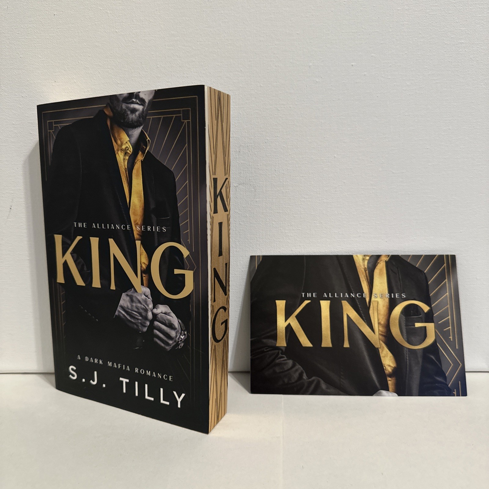 King by S J Tilly paperback book