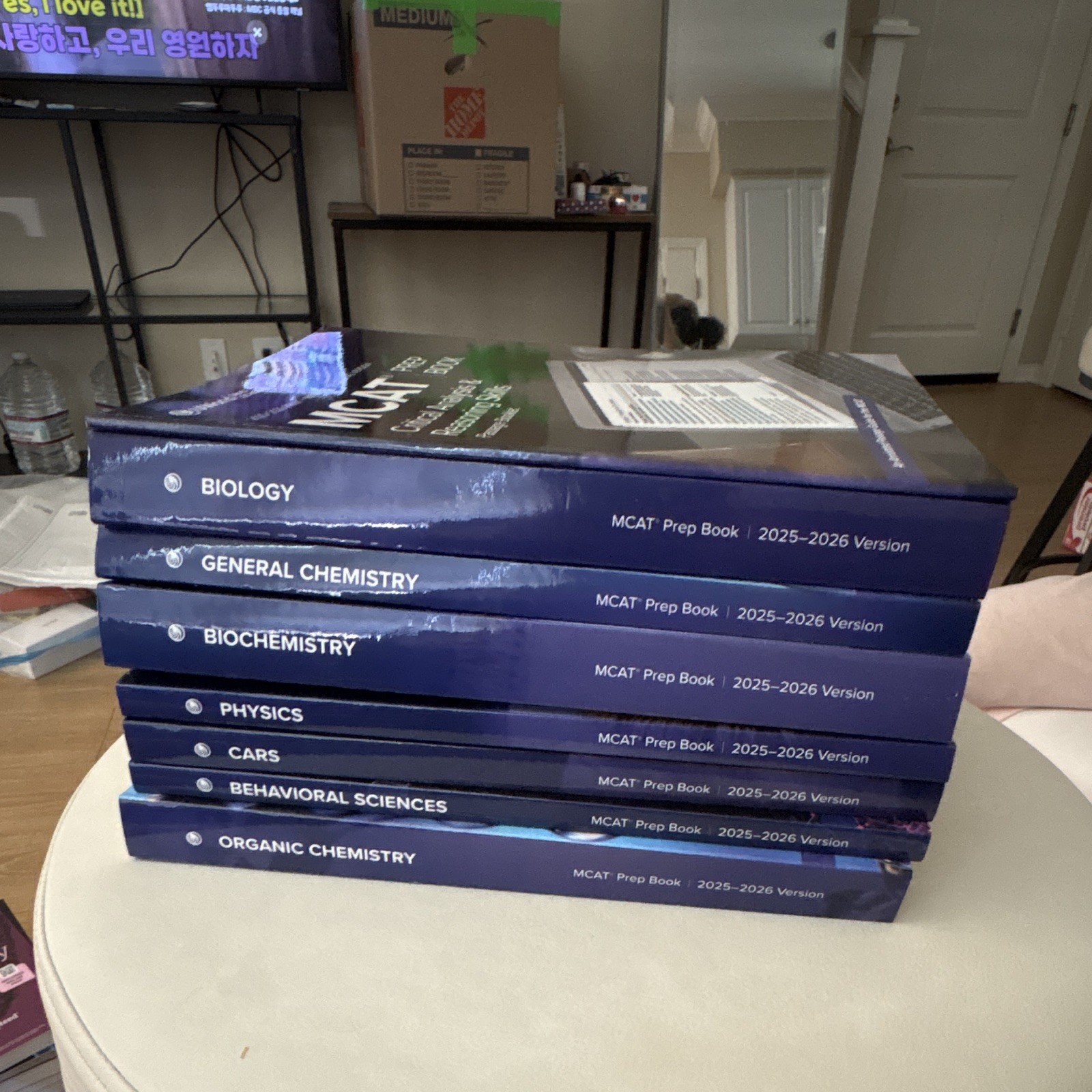 UWorld MCAT Prep Book Set 2025 Biology Biochemistry Gen Chem Org Chem Physics