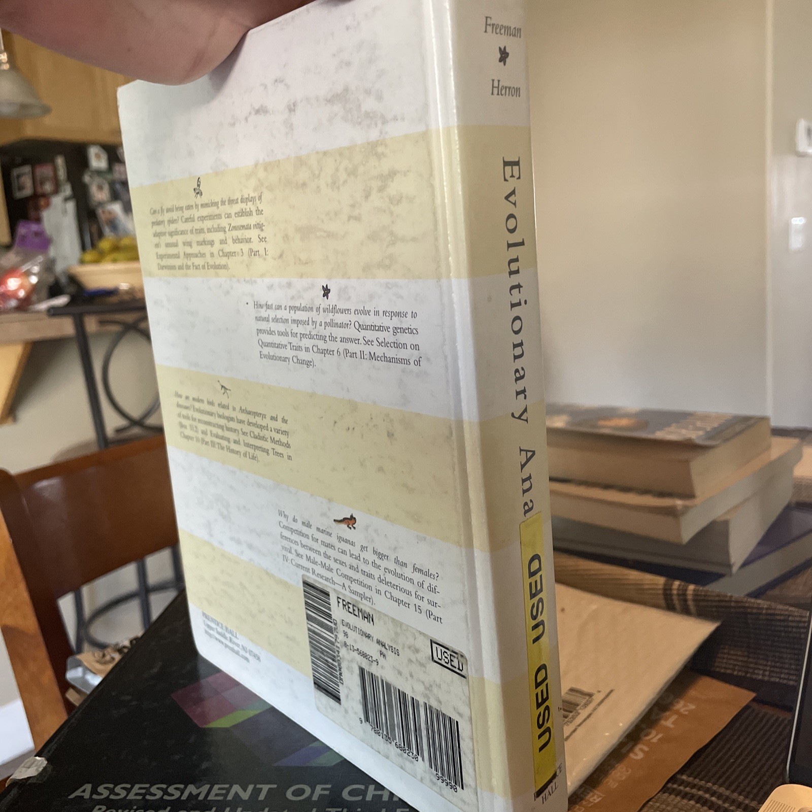 Evolutionary Analysis Hardcover Scott, Herron, Jon C. Freeman