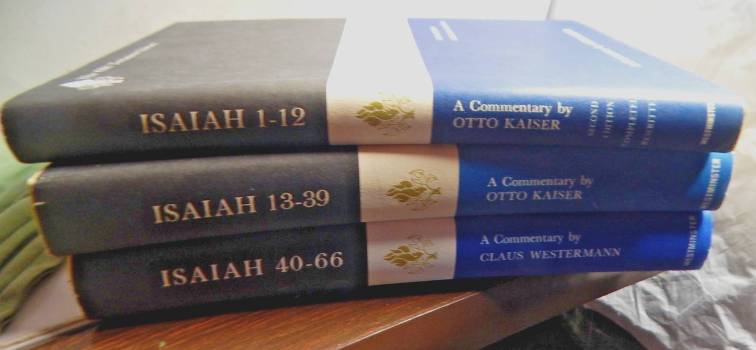Lot of 3 Old Testament Library Books – ISAIAH 1-12, 18-39,40-66 Bible Study