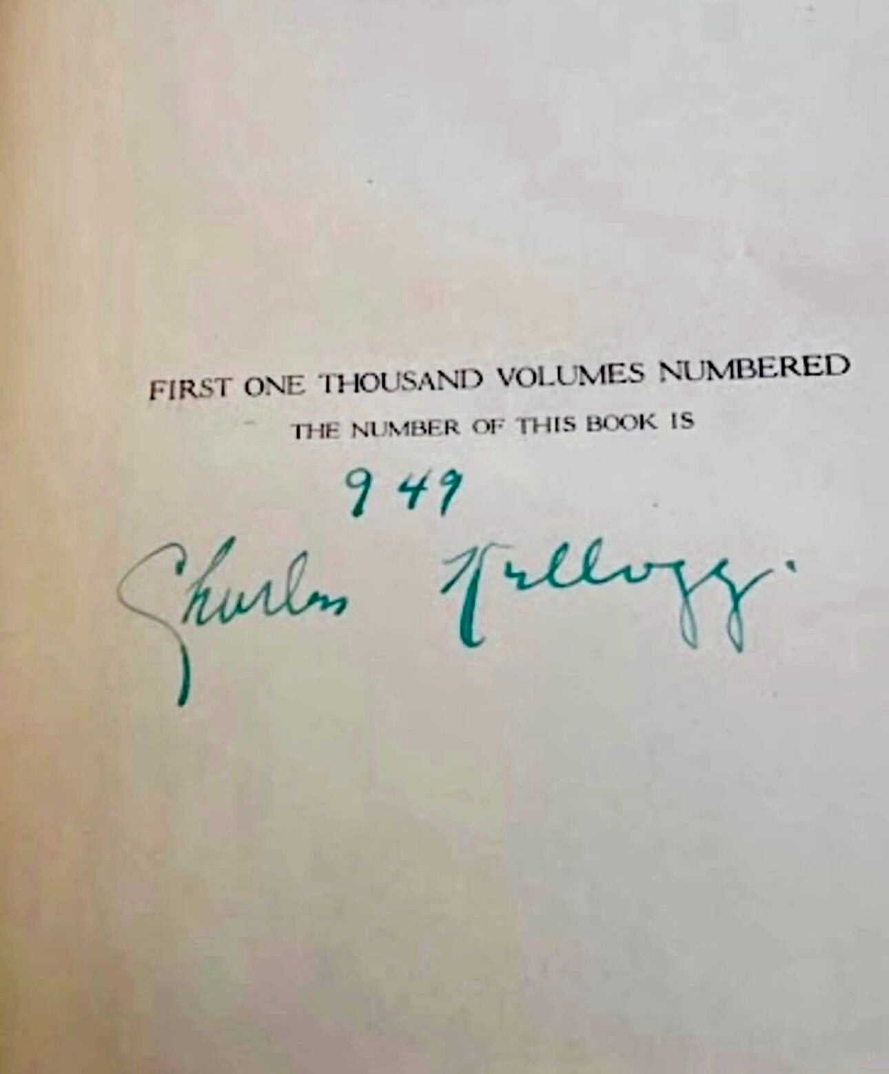 Charles Kellogg Signed Limited Ed 1929 The Nature Singer Rare Book First Edition