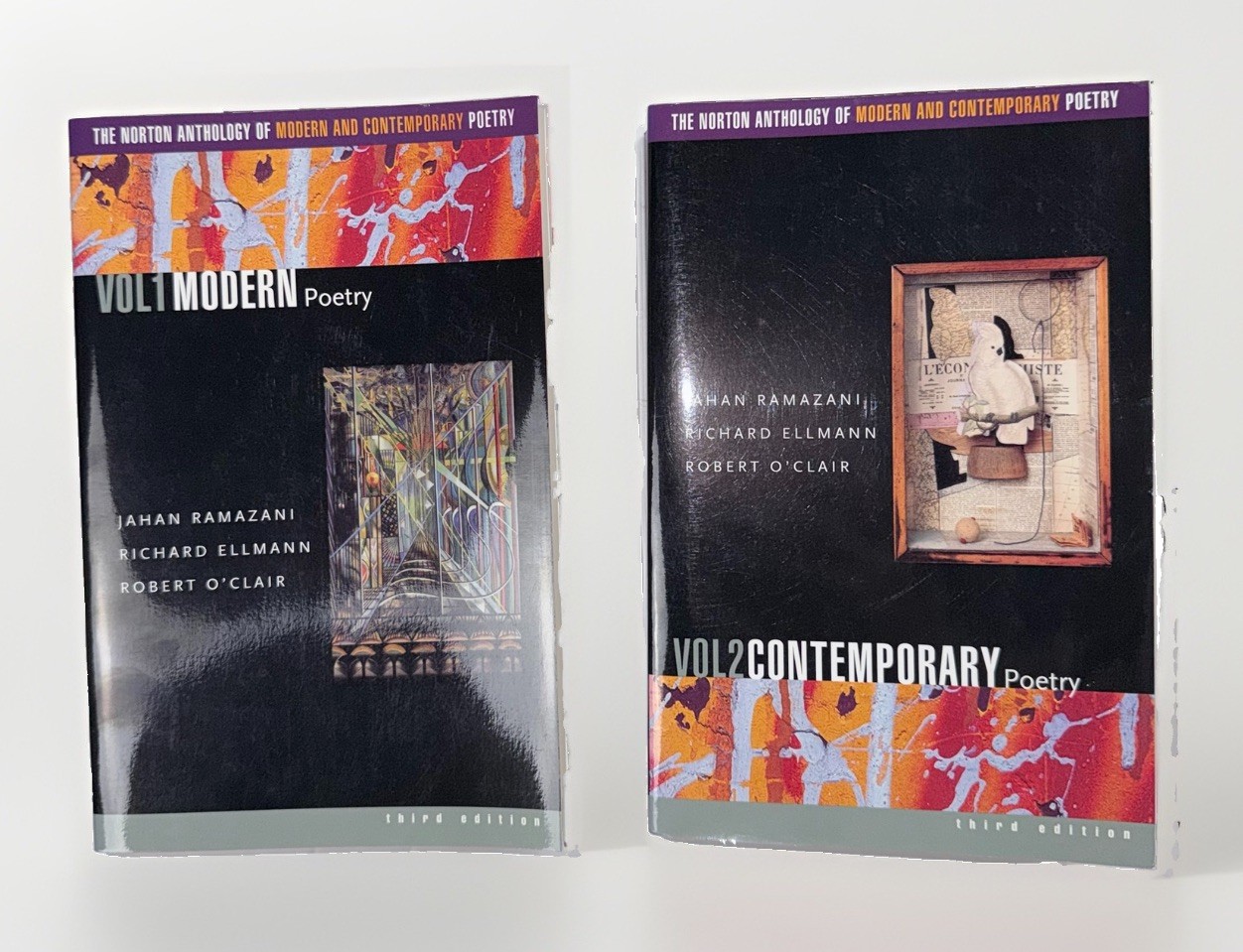 Norton Anthology Modern & Contemporary Poetry Vol 1 & 2 3rd Ed Instructor Set