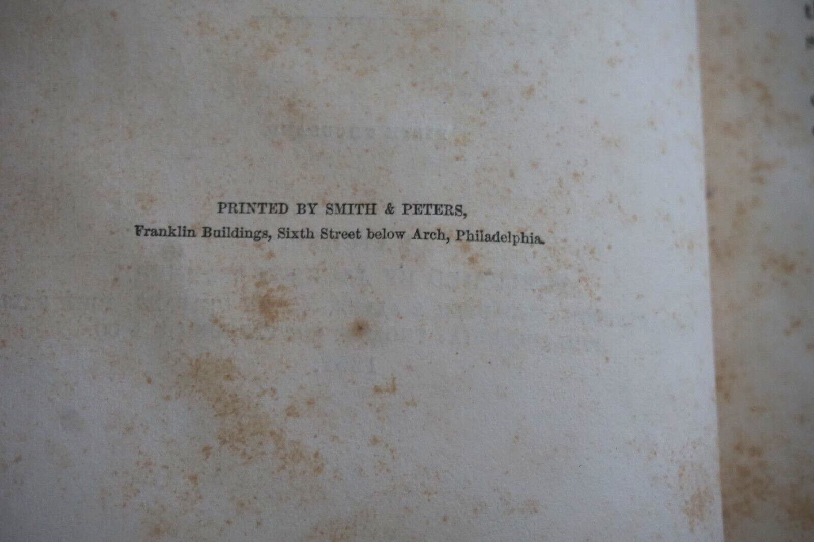 Fletcher&rsquo;s Studies on Slavery 1852 Book Original printing New Binding