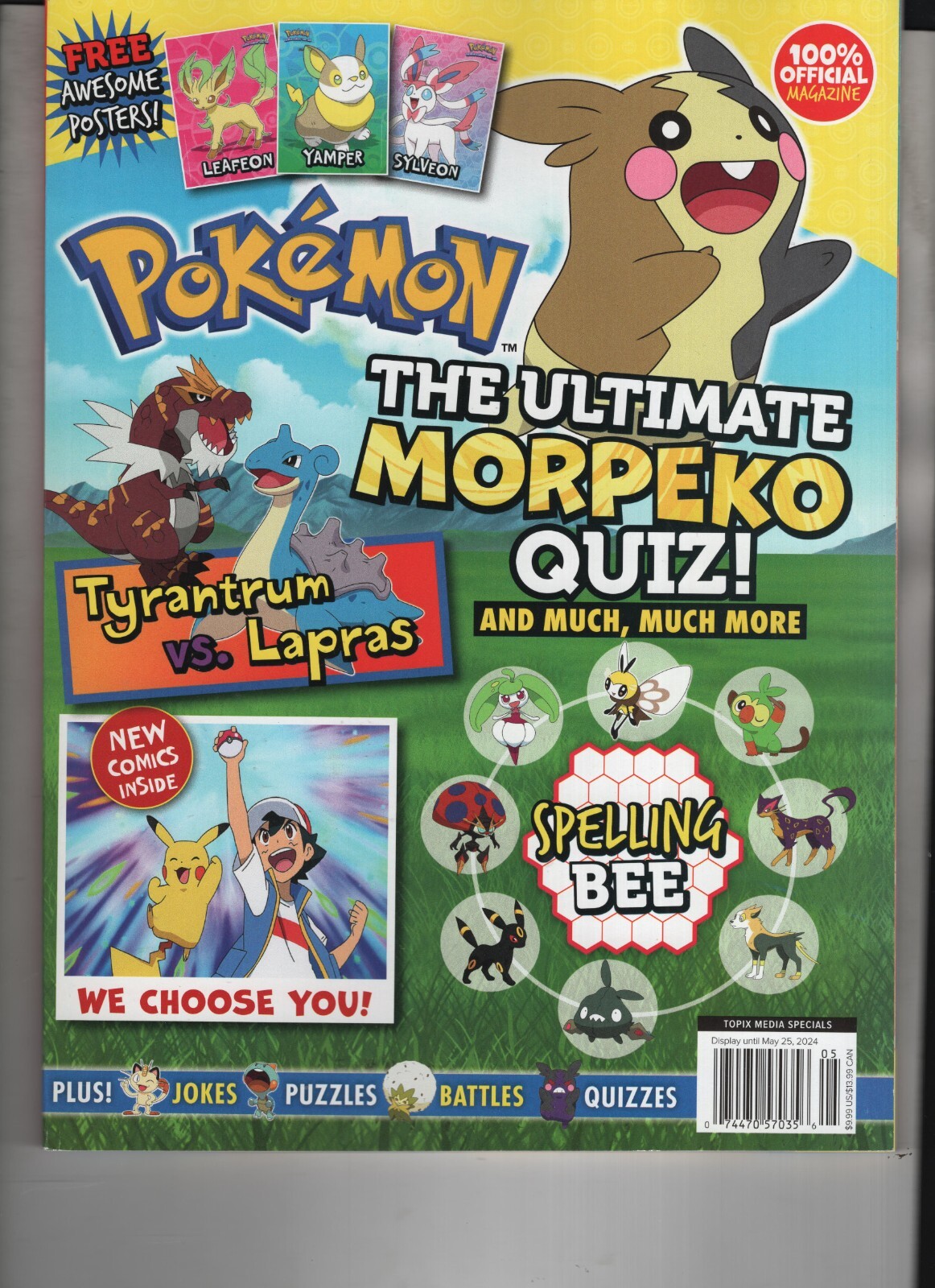ULTIMATE MORPEKO QUIZ & POKEMON ACTIVITY MAGAZINE 2024 TOPIX MEDIA