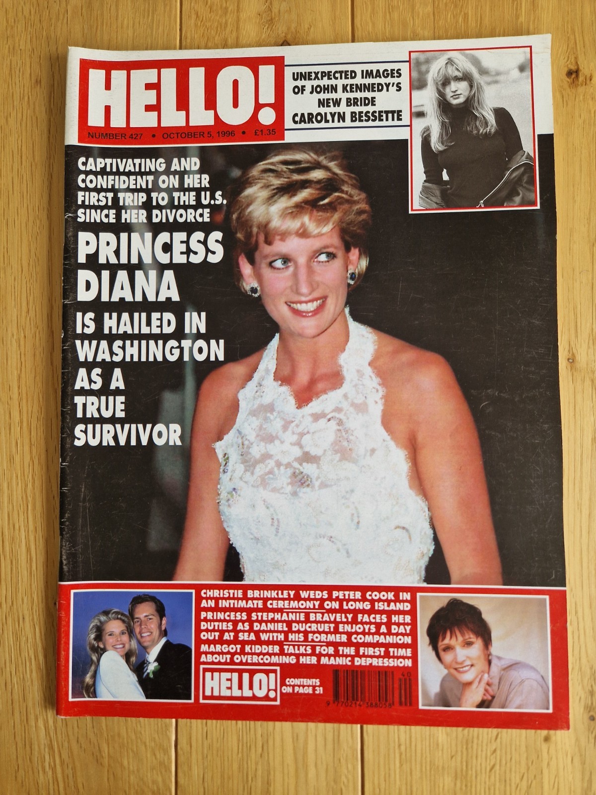 Hello! Magazine 5 October 1996 Issue Number 427 VG+ Princess Diana Divorce Trip