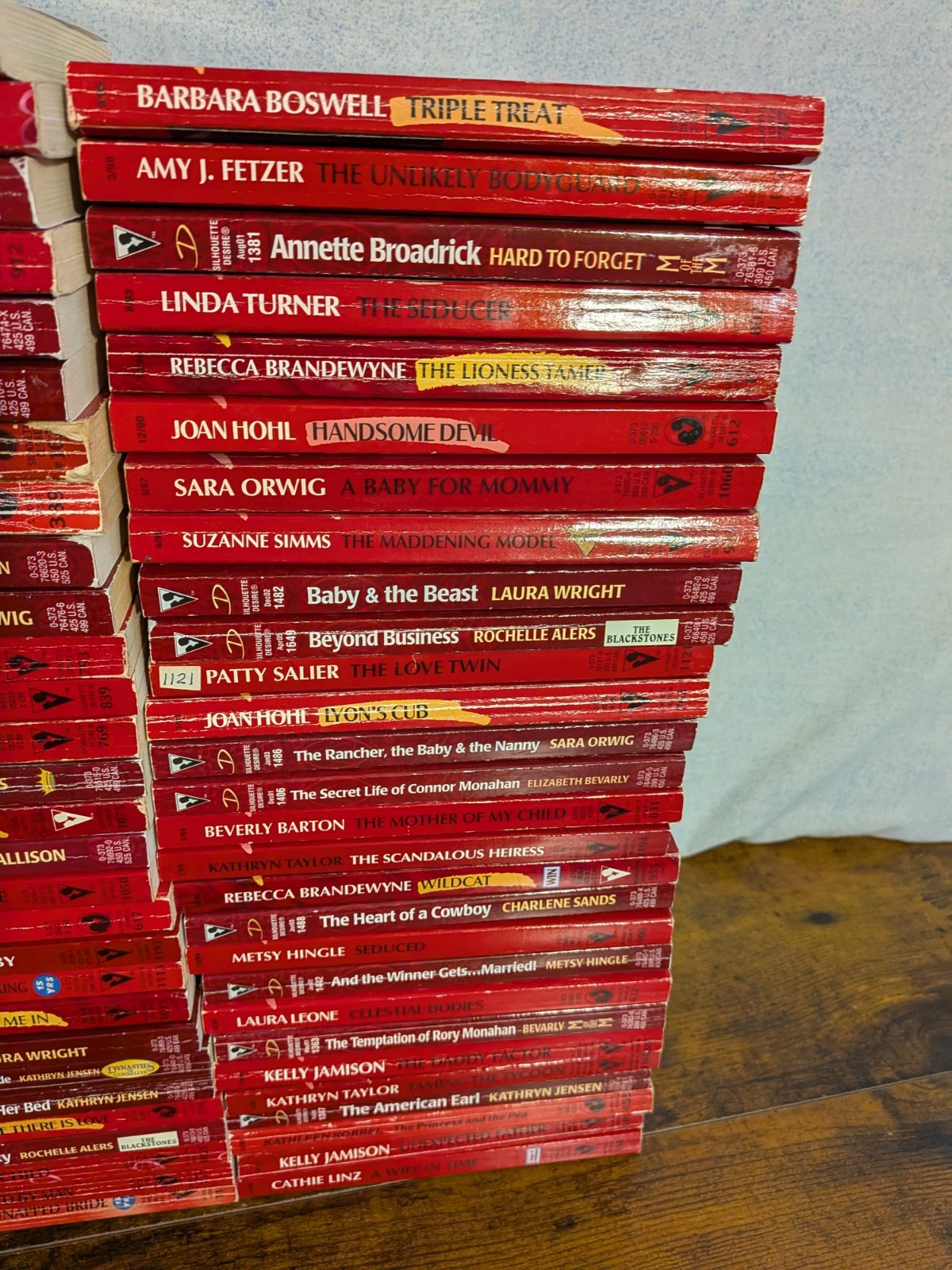 Romance Books: Silhouette Desire Huge Book Lot Of 85 Paperbacks Various Authors