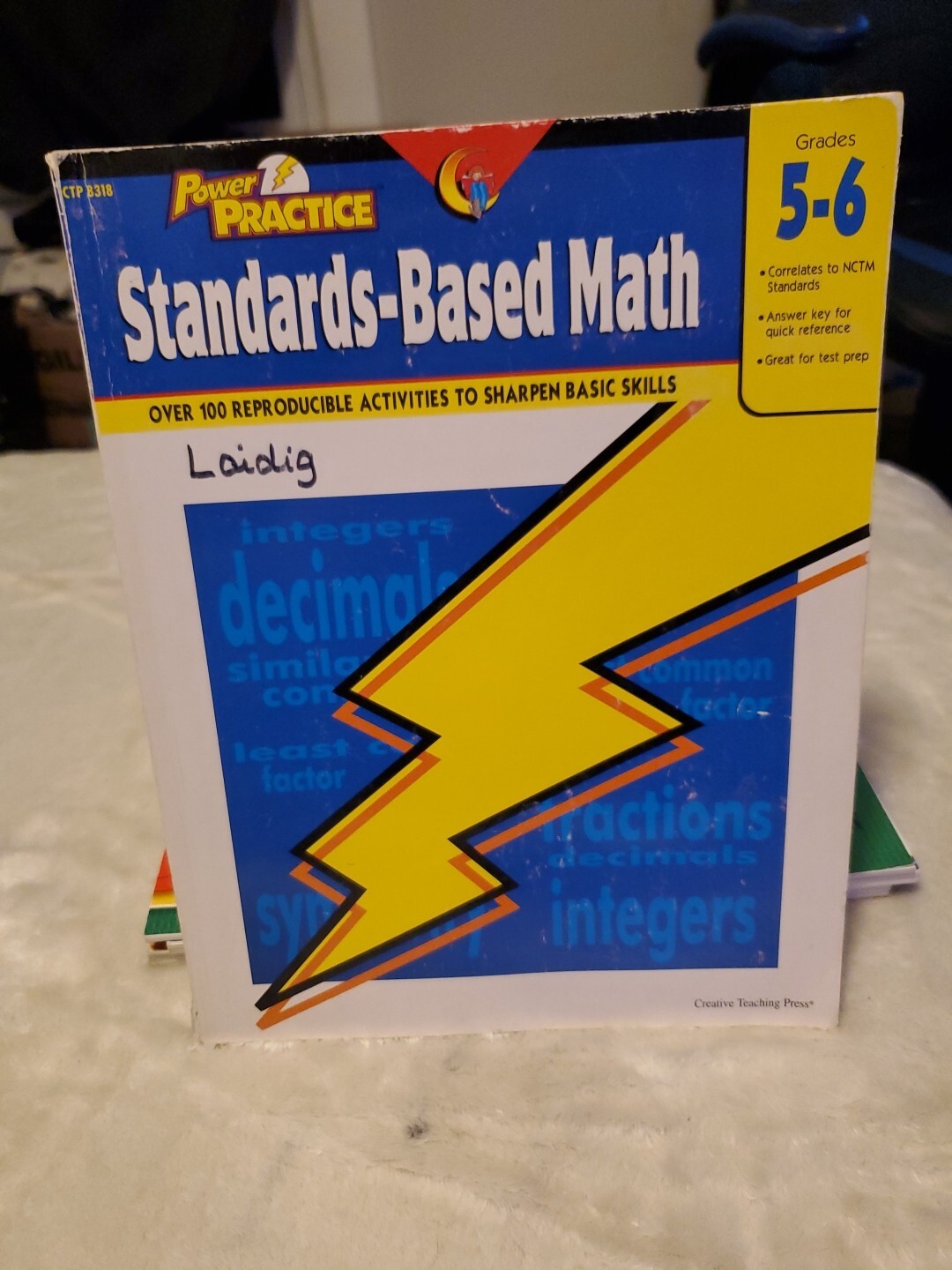 Power Practice Ser.: Power Practice : Standards-Based Math Grade 5-6