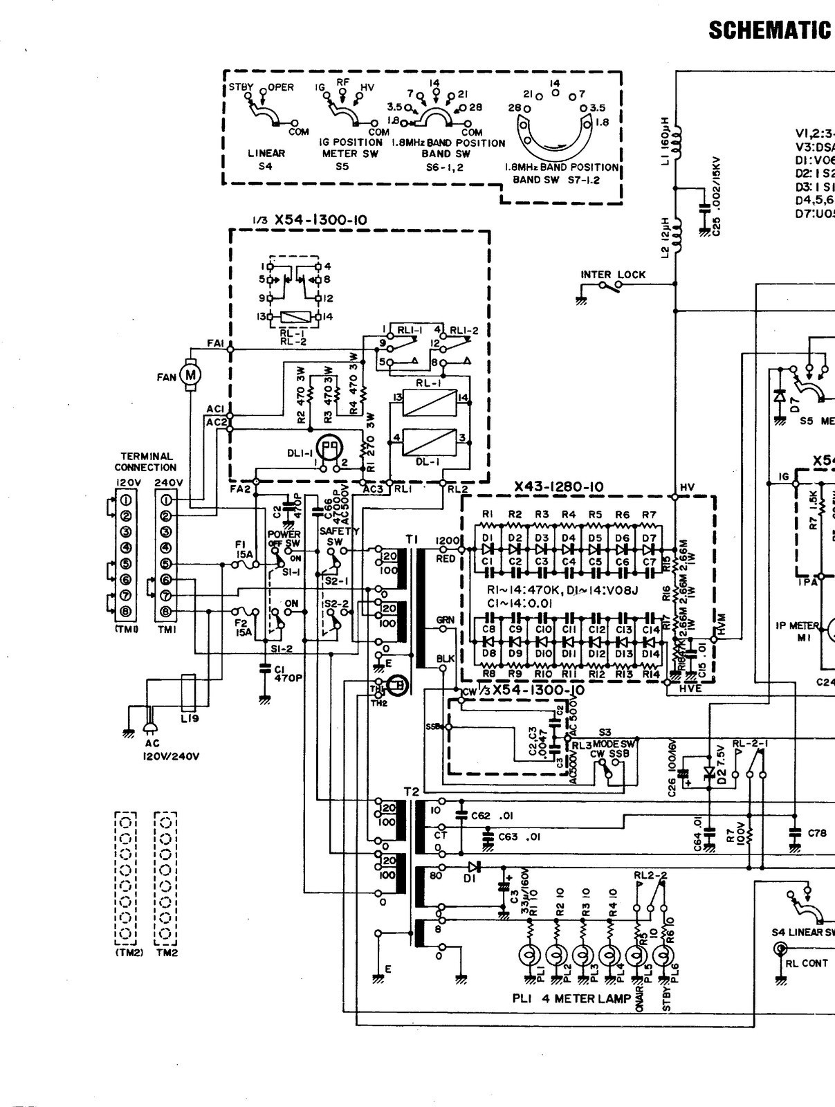 KENWOOD TL-922 HF Linear Amplifier Service Manual, SPIRAL BINDING – TOUGH JACKET