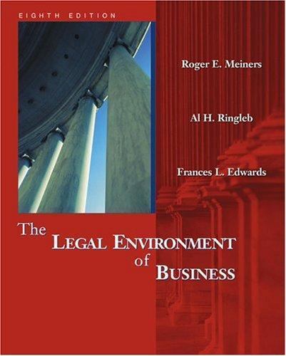 Legal Environment of Business Hardcover